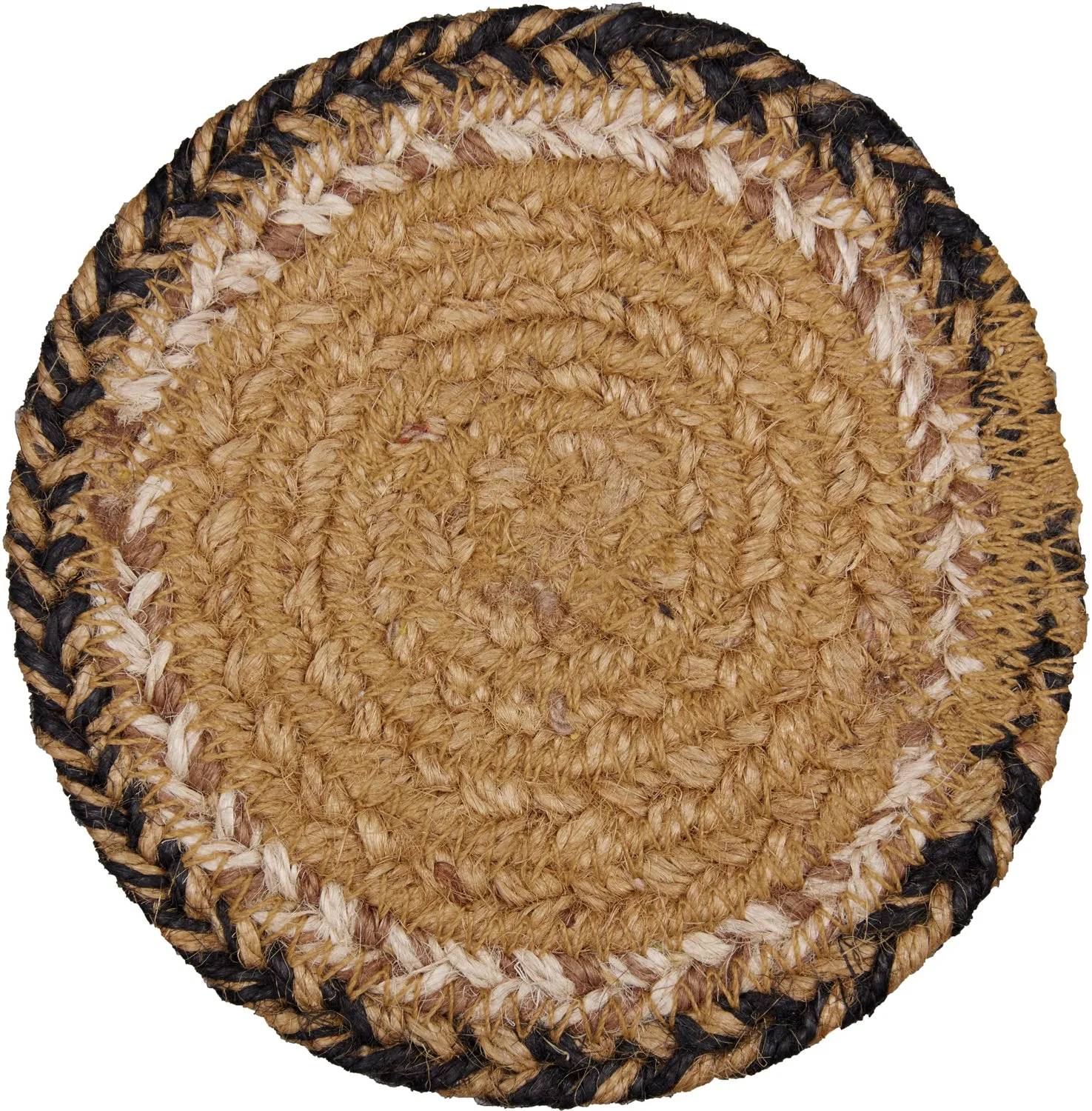 Kettle Grove Jute Coaster Stencil Star Set of 6