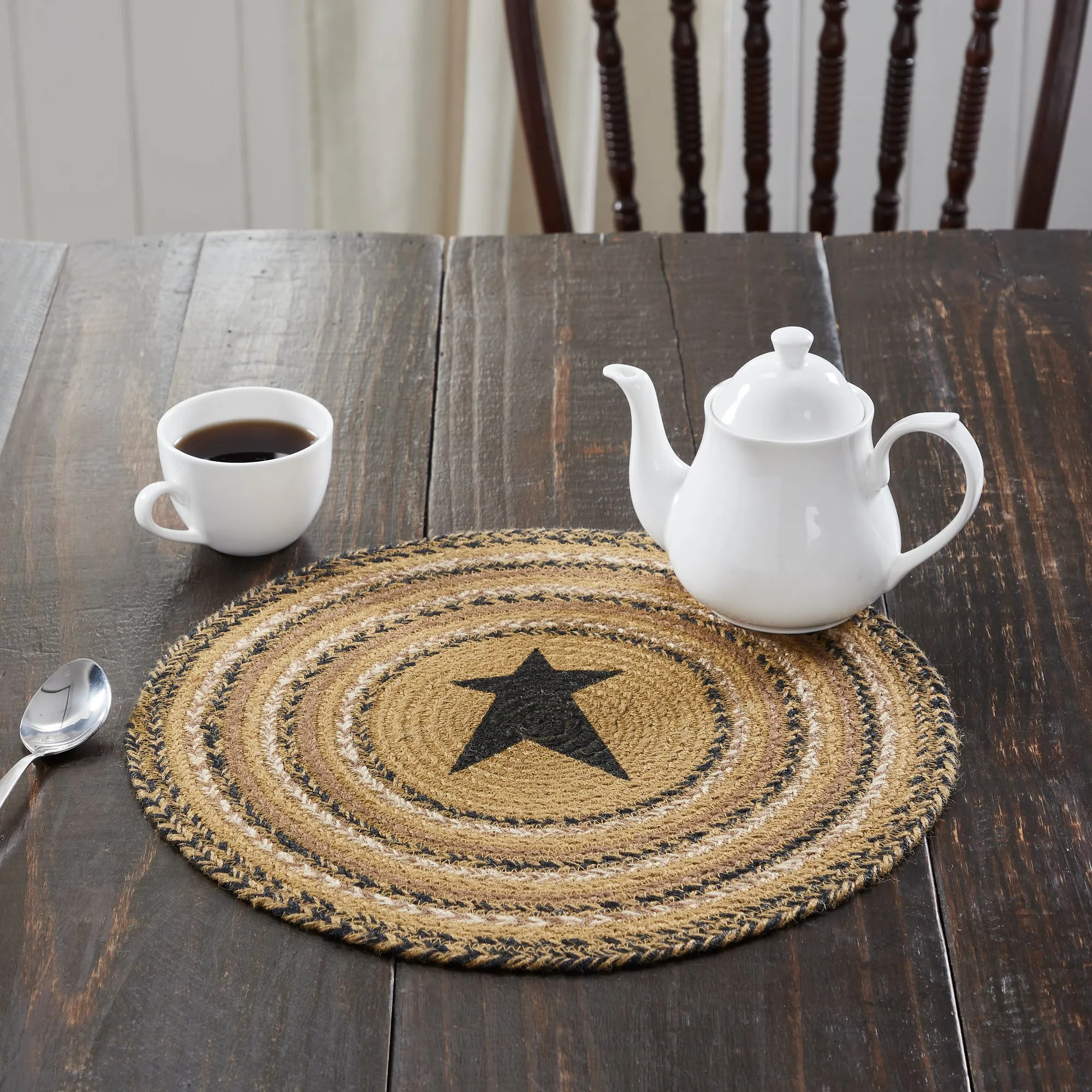 Kettle Grove Jute Trivet Stencil Star