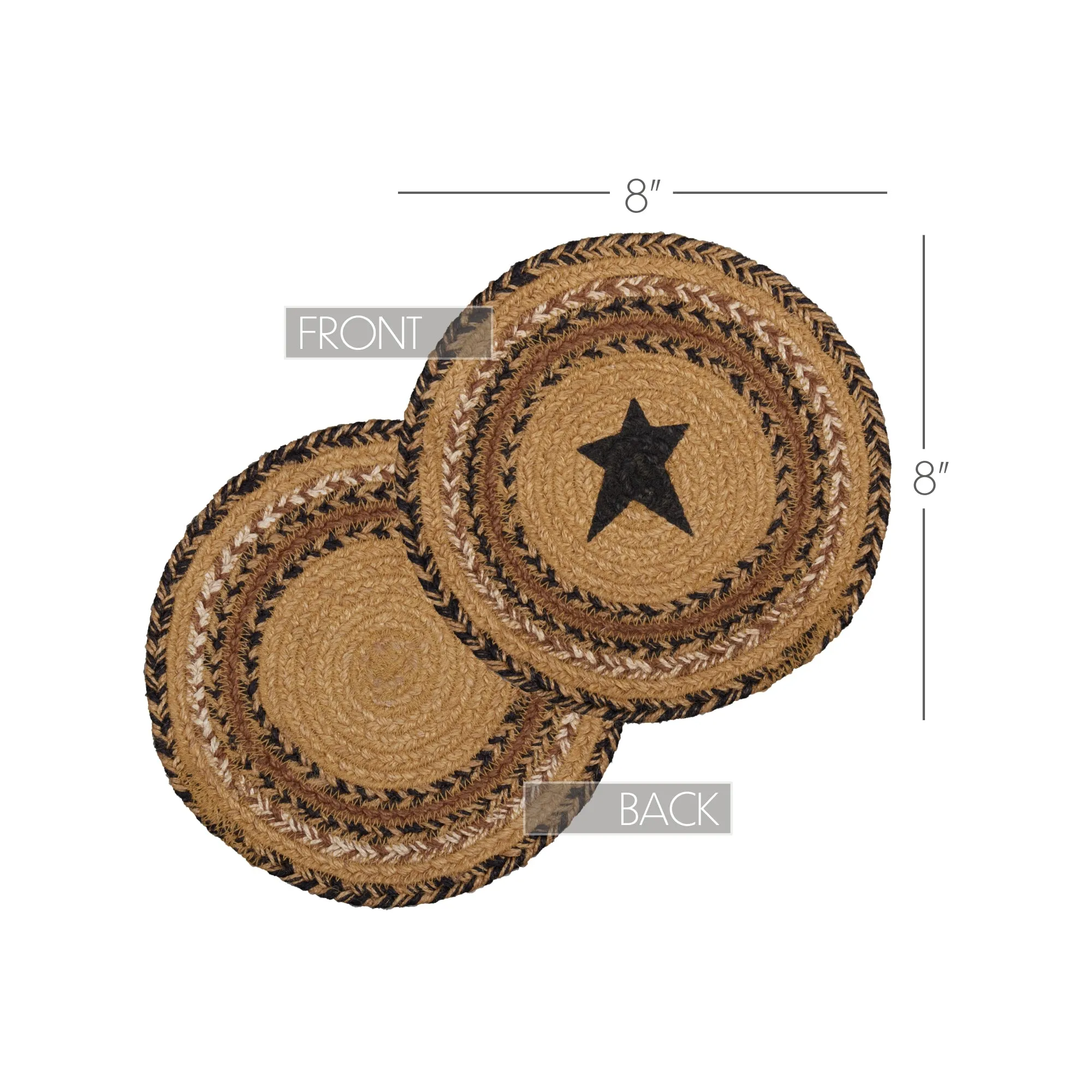 Kettle Grove Jute Trivet Stencil Star