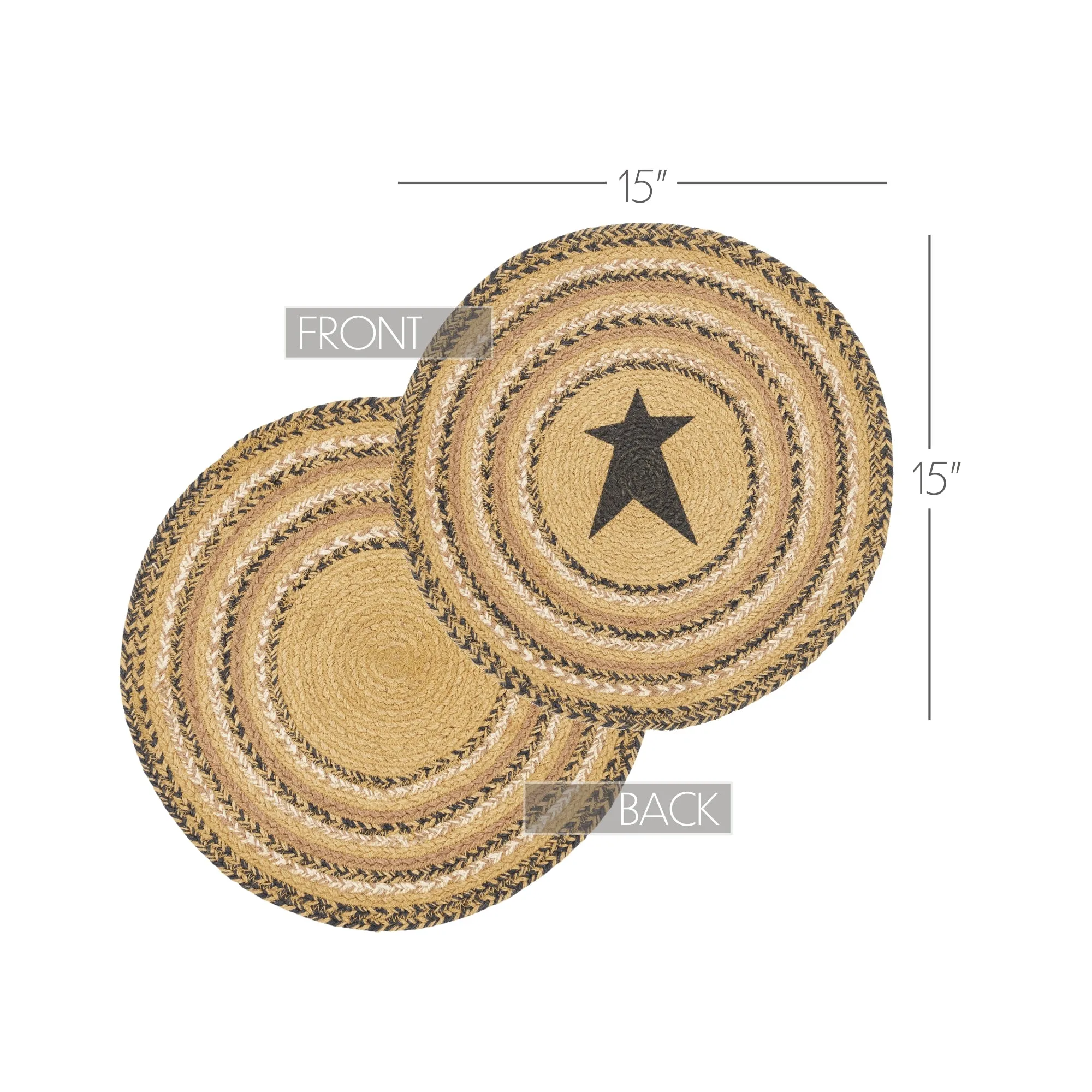 Kettle Grove Jute Trivet Stencil Star