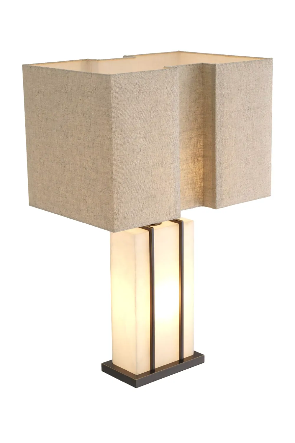 Linen Shade Modern Table Lamp | Eichholtz Graham