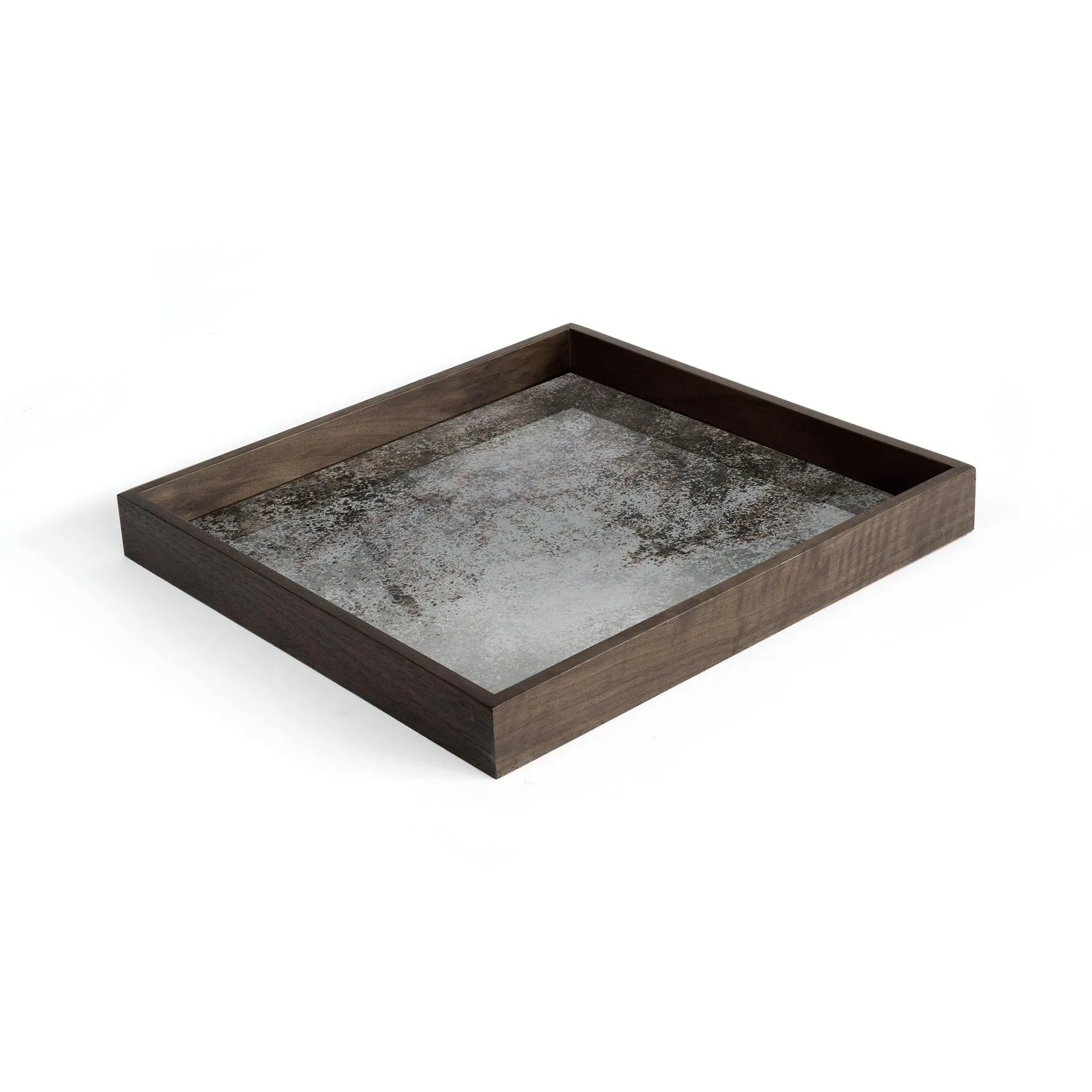 <font color="#ff0000">OPEN BOX</font><br> Clear Square Small Mirror Tray