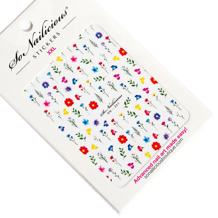 Midsummer Wildflower Stickers - 221 XXL