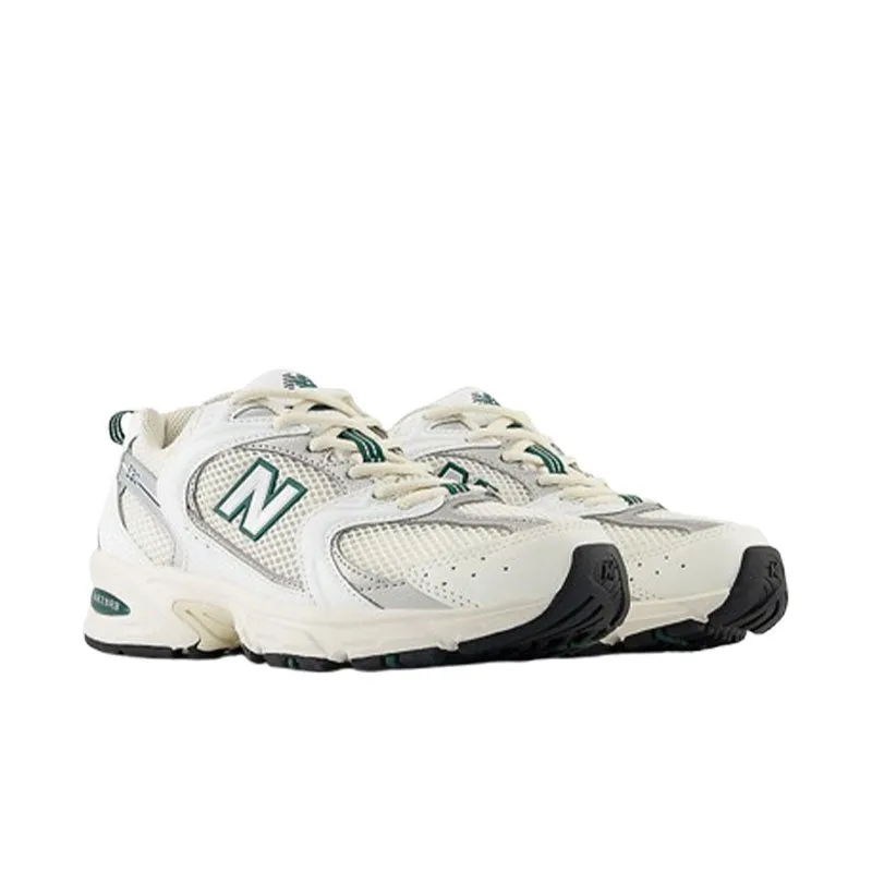 New Balance 530 Sea Salt with White and Marsh Green MR530SX