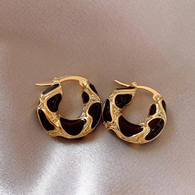 New Trendy Earrings Gold Plated Ear Buckle