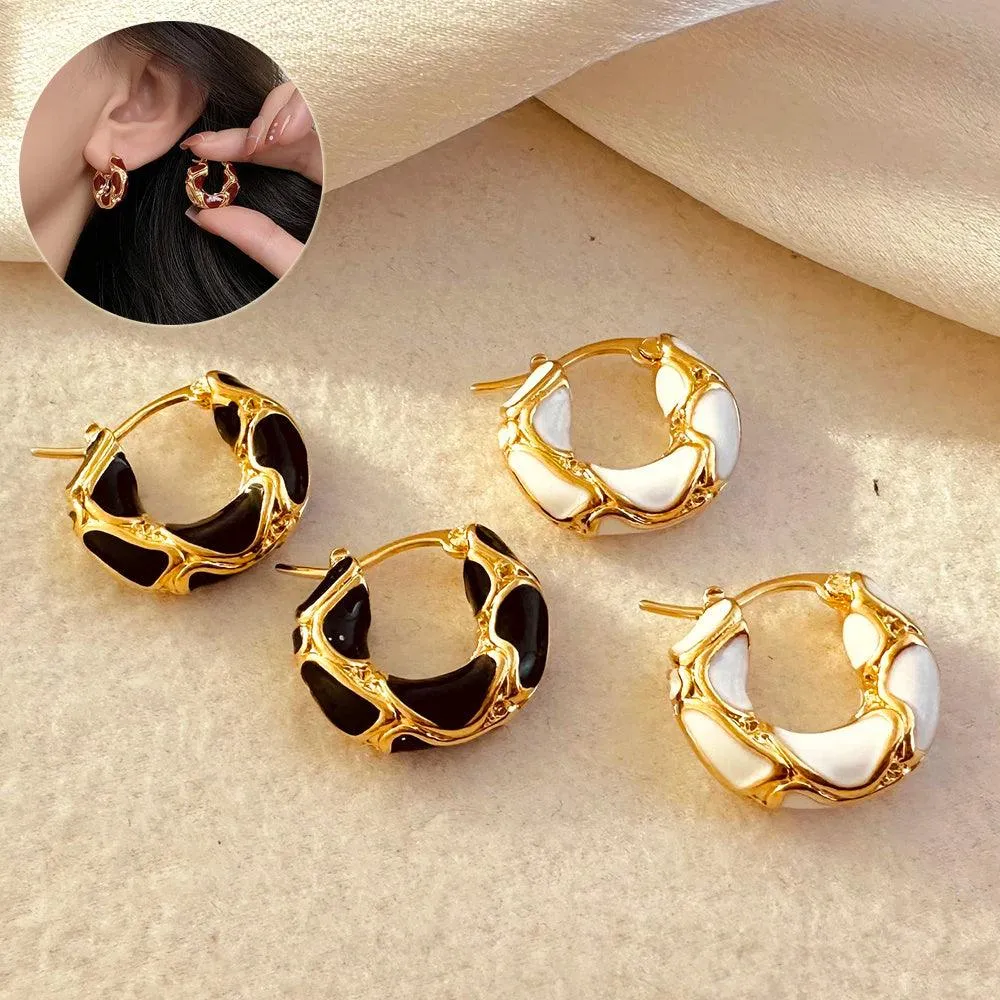 New Trendy Earrings Gold Plated Ear Buckle