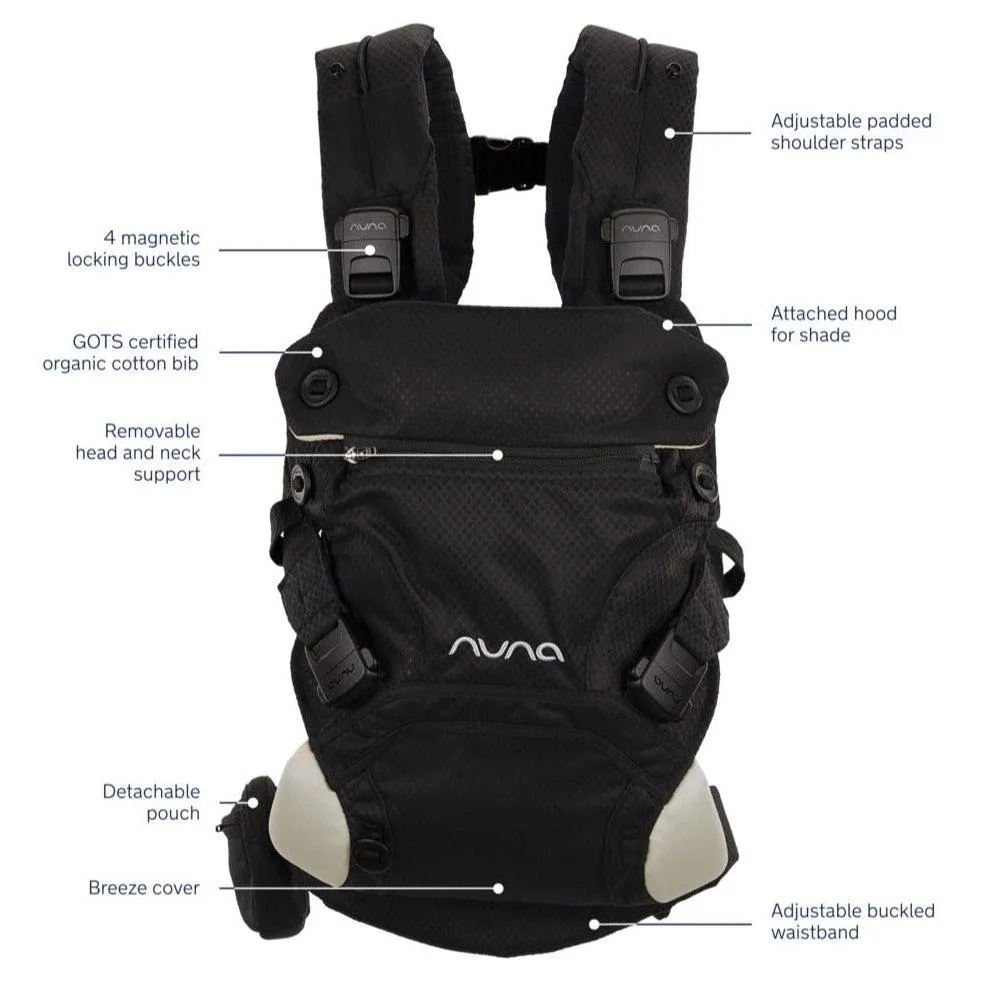 Nuna - CUDL Clik Baby Carrier - Caviar