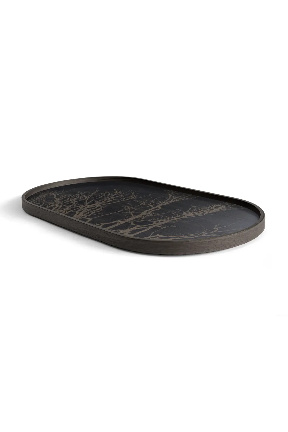 Oblong Hand-Painted Tray | Ethnicraft Tree