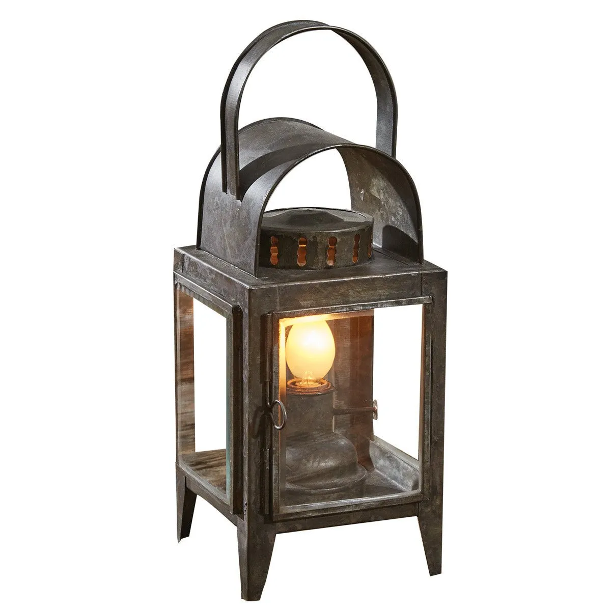 Oil Lantern Bevel Glass Lamp