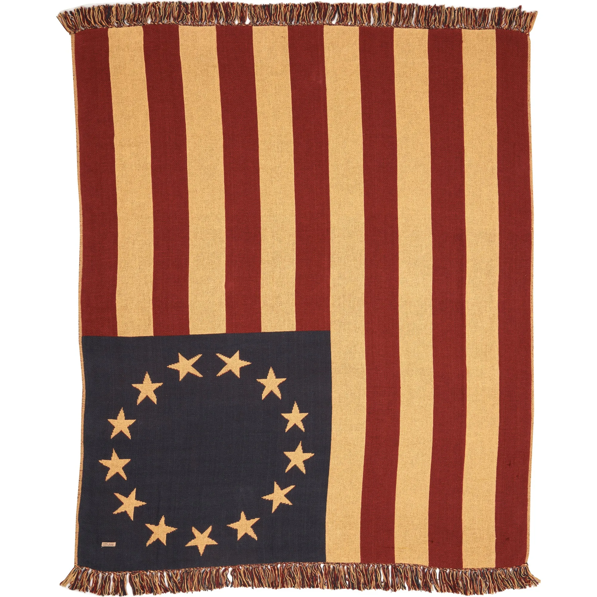 Old Glory Throw Woven 50x60