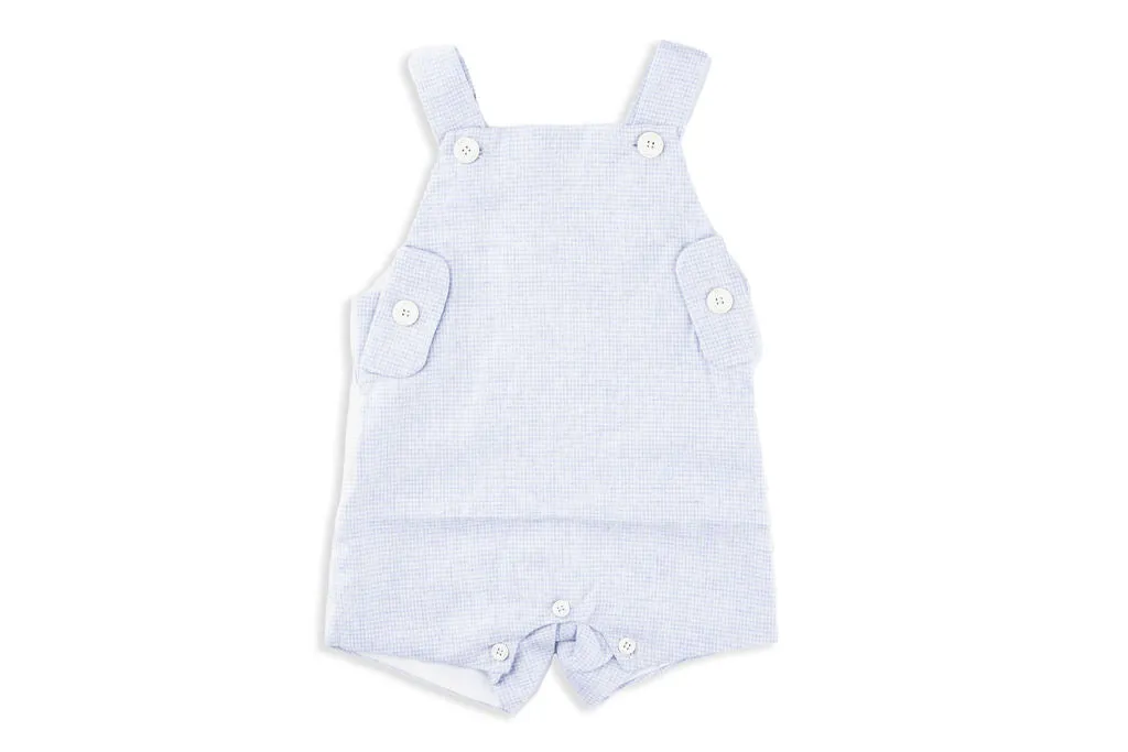 Penguin Printed Shirt with Matching Baby Blue Romper