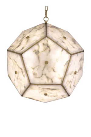 Pentagonal Alabaster Lantern | Eichholtz Gallo