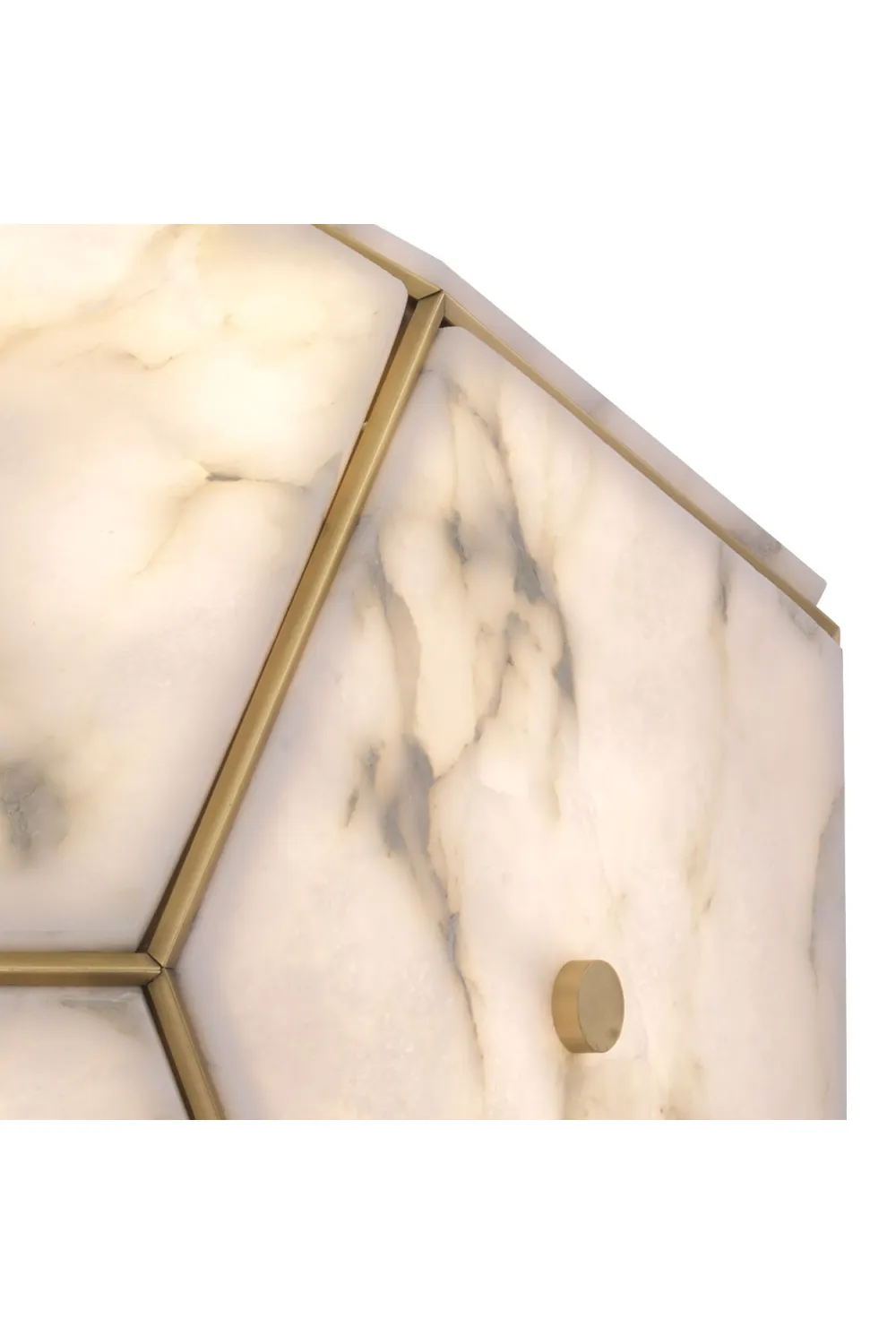 Pentagonal Alabaster Lantern | Eichholtz Gallo