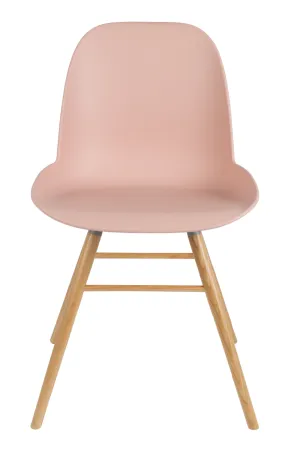 Pink Molded Dining Chairs (2) | Zuiver Albert Kuip