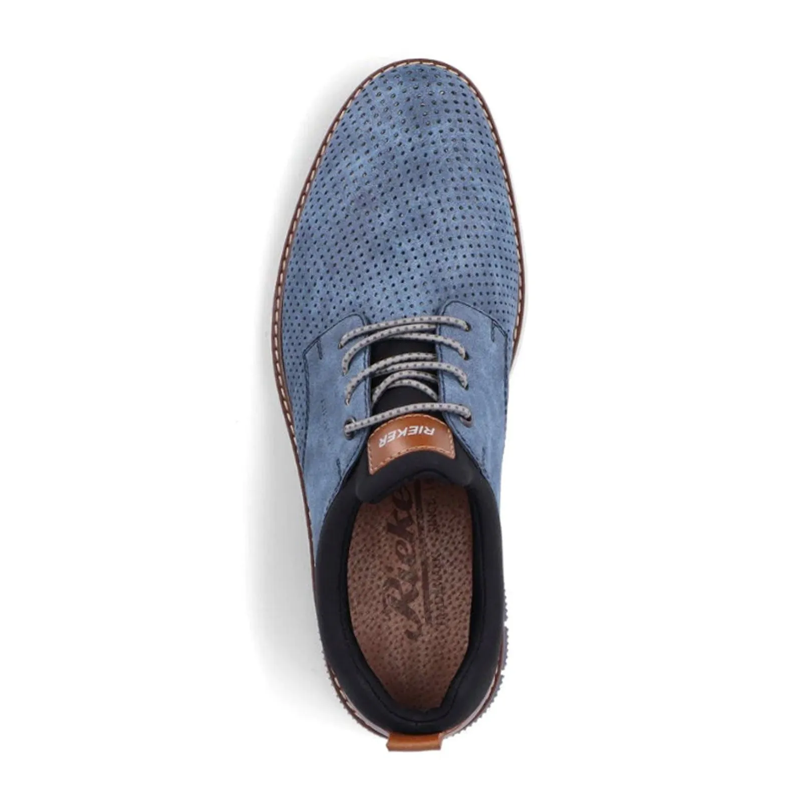 Rieker 14450-14 Dustin Lace Up (Men) - Blue/Brown