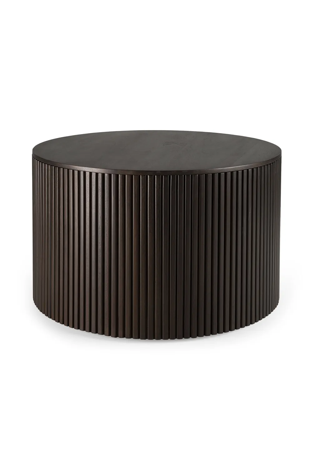 Round Storage Coffee Table | Ethnicraft Roller Max