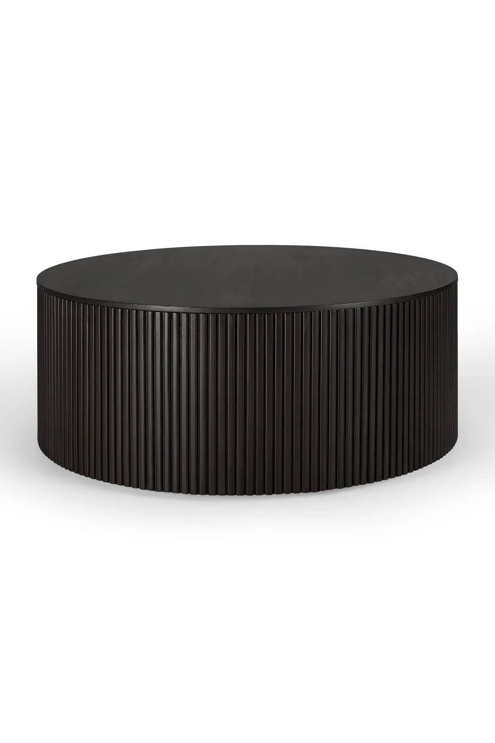 Round Storage Coffee Table | Ethnicraft Roller Max