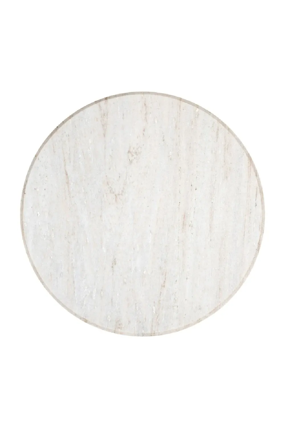 Round White Marble Coffee Table | OROA Mayfield