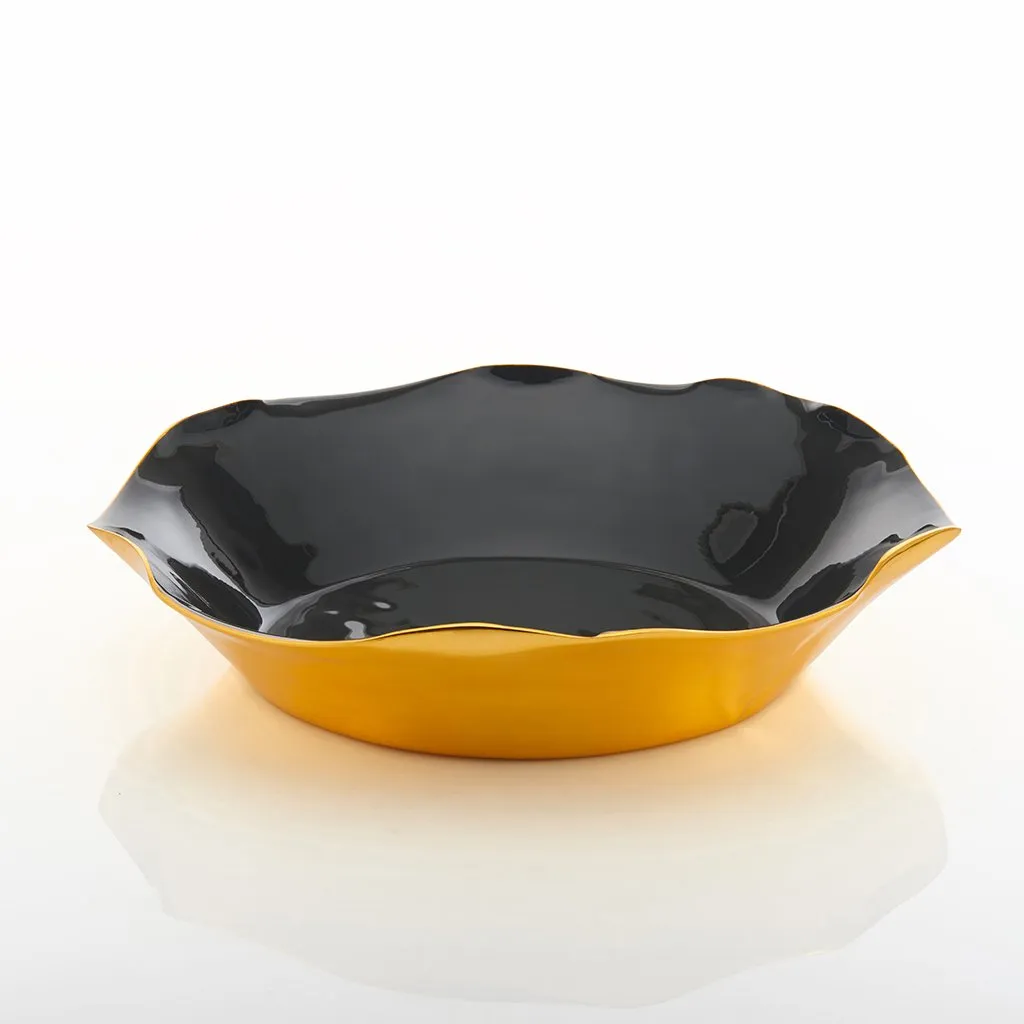 Ruffled Bowl Graphite