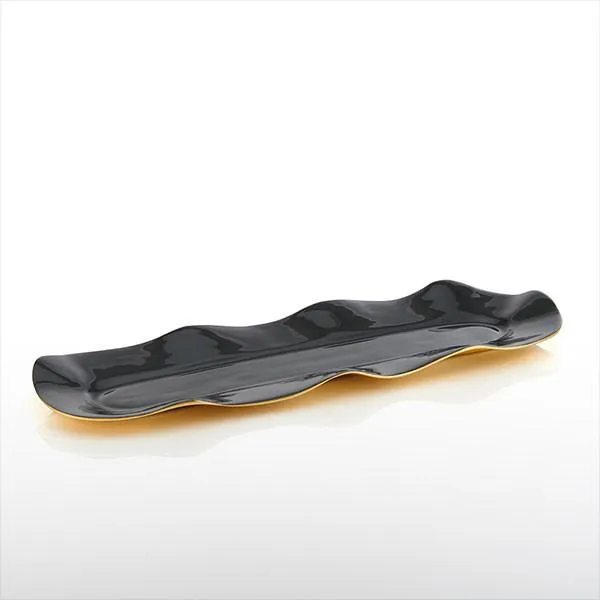 Ruffled Long Trays Graphite - In Stock