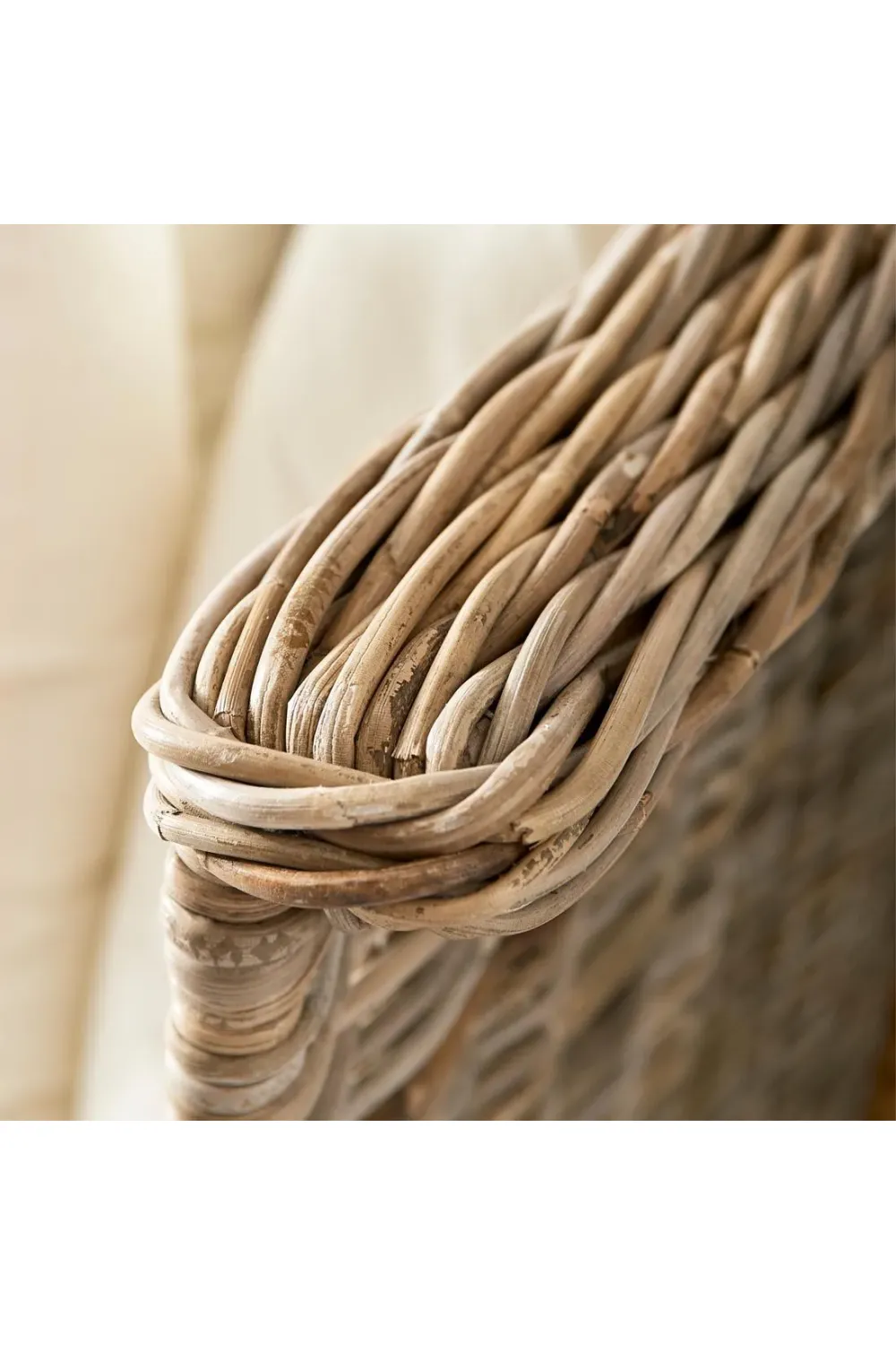 Rustic Rattan Outdoor Hanging Sofa | Rivièra Maison Can Carlos