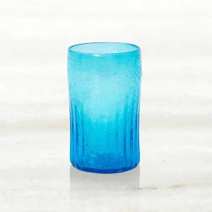 Six Ripple Turquoise Tumblers