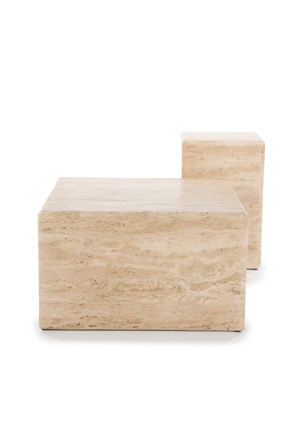 Square Travertine Coffee Table | Eleonora Donta