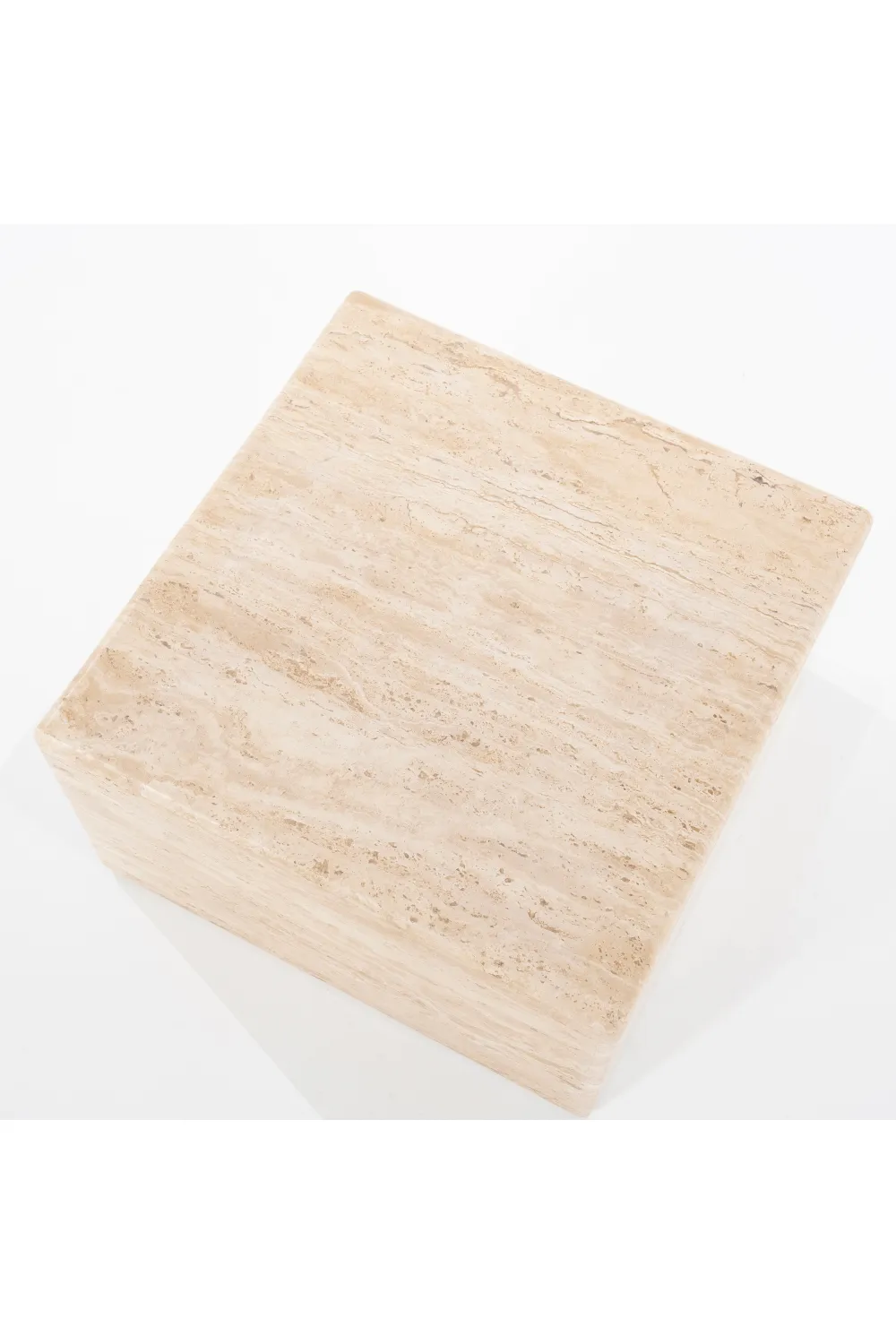 Square Travertine Coffee Table | Eleonora Donta