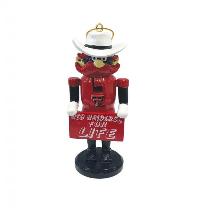 Texas Tech For Life Nutcracker Ornament