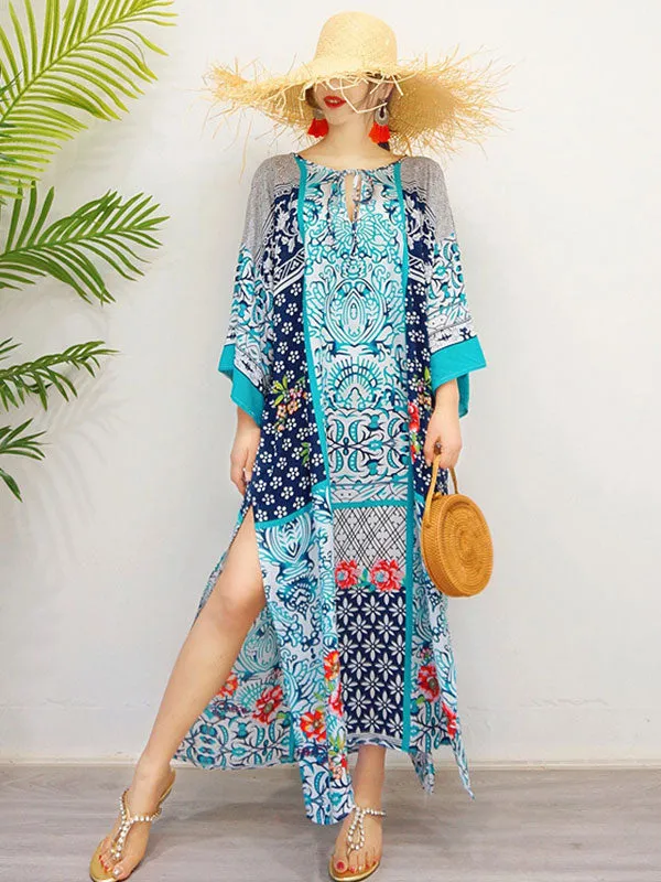 The Josie Retro Style Loose Bohemian Maxi Dress