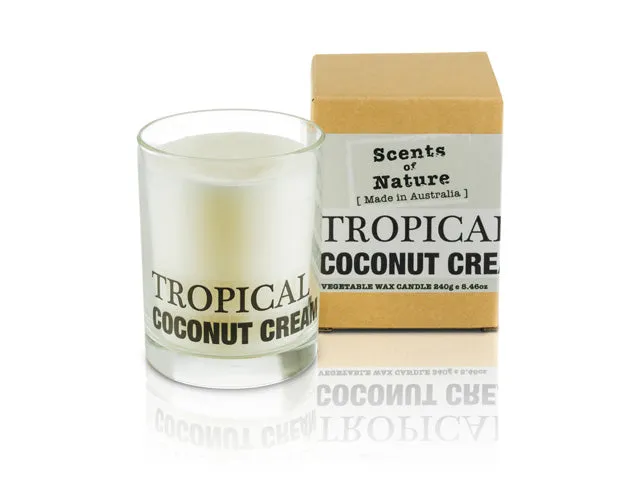 Tropical Coconut Cream Soy Candle 240g