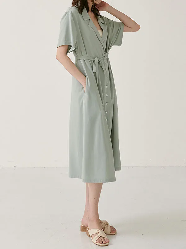 Up A Notch Shirt Dress