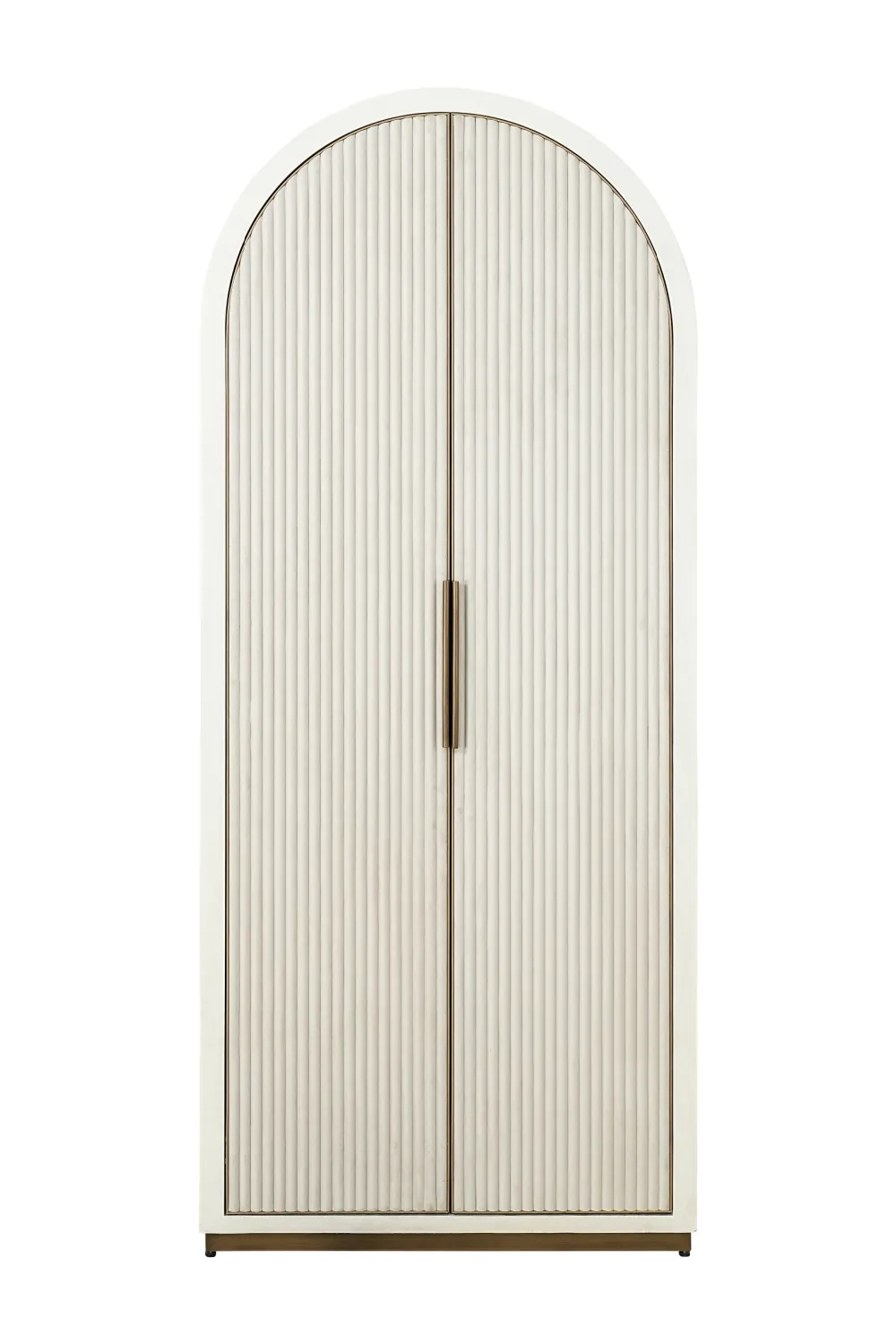 White Arched 2-Door Cabinet | OROA Tivoli