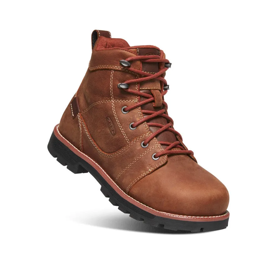 Women's Seattle 6" Waterproof Boot (Aluminum Toe)  |  Gingerbread/Black